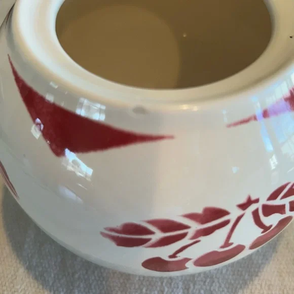 Cherry Pattern French Sugar Jar - Picture 2 of 7